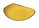 Yanco LY-109YL Lyon Plate - 8-3/4" x 1-3/8" Porcelain, Yellow Glazed, Dishwasher Safe - Dozen 1 image
