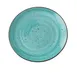 Yanco LY-1107TQ Plate – 7-1/4" Dia x 3/4" H, Coupe Rim, Curved Edge, Turquoise Porcelain – Dozen 1 image