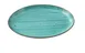 Yanco LY-2108TQ - Oval Turq Porc. Platter, 8" L x 5-1/2" W x 3/4" H, Rim, Dishwasher Safe - Dozen 1 image