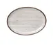 Yanco LY-2112 Oval Platter, 12" x 8-1/4" x 1-1/4", Brown Speckled Porcelain, Coupe Rim - Dozen 1 image