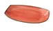 Yanco LY-215CR - 15" X 8-1/2" Coral Porcelain Plate, Coupe Rim, Dishwasher Safe - Dozen 1 image