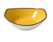 Yanco LY-307YL - 7" Yellow Free‑Form Porcelain Soup Plate, 15 oz, Glazed - Dozen 1 image
