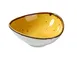 Yanco LY-404YL Lyon Sauce Bowl, 5 Oz, 4-3/4" L x 4-3/8" W x 1-5/8" H, Yellow Porcelain - Dozen 1 image