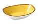 Yanco LY-405YL - Oval 5‑Oz Yellow Porcelain Bowl, 5½" L x 3¾" W, Glazed, Dishwasher Safe - Dozen 1 image