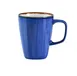 Yanco LY-503BU - 10 Oz Blue Porcelain Mug, 3-1/4" Dia x 4" H, Handle, Dishwasher Safe - Dozen 1 image