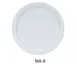 Yanco MA-8 Plate, 9" Round Porcelain, White, Narrow Rim, Dishwasher, Oven & Microwave Safe - Dozen 1 image