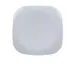 Yanco MD-412 Milando Square Plate, 11-1/2" x 11-1/2" White Melamine, Dishwasher Safe - Dozen 1 image