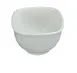 Yanco MD-705 Square Plastic Bowl, 16 Oz White Melamine, 5" L x 5" W x 3" H - Dozen 1 image