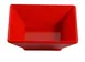 Yanco ME-307 Square Bowl, 22 Oz (3/4 Qt), 7" L × 7" W × 2" H, Melamine Red Dishwasher Safe - Dozen 1 image