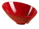 Yanco ME-309 - 24 Oz 9-1/4" Diameter Round Slanted Melamine Bowl, Speckled Red - Dozen 1 image