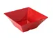Yanco ME-4107 Square 2-Quart (64 oz) Melamine Bowl 7.5" X 7.5" X 3.5" Red Dishwasher Safe - 1 Dozen 1 image