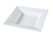 Yanco ML-309 - Square 12 oz Soup Plate, 8½" x 8½" Super White Porcelain, Dishwasher Safe - Dozen 1 image