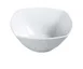Yanco ML-405 - 12 oz Square Salad Bowl, 5-1/4" × 5-1/4" Porcelain, White, Microwave Safe - Dozen 1 image