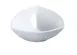 Yanco ML-505 Triangular 5" x 5" 10 oz Super White Porcelain Bowl, Dishwasher Safe - Dozen 1 image