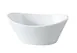 Yanco ML-705 Fruit Bowl, Oval 6-1/2 Oz White Porcelain, 5-1/2" L x 3-1/4" W x 2" H - Dozen 1 image