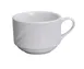 Yanco MM-1-S - Miami Cup, 7.5 Oz (3.5" Dia. x 2.5" H), Porcelain, Stackable, Dishwasher Safe - Dozen 1 image