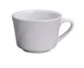 Yanco MM-1 Miami Cup (3½" Dia. x 2⅜" H) Bone White Porcelain Embossed Dishwasher Safe - Dozen 1 image
