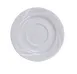 Yanco MM-2 Round Porcelain Saucer, 5.5" Diameter, Bone White, Dishwasher & Microwave Safe - Dozen 1 image