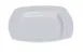 Yanco MM-309 - Miami Square Soup Plate, 9" x 9" White Porcelain, 12 oz, Dishwasher Safe - Dozen 1 image