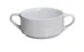 Yanco MM-46 - Miami Bouillon 6 Oz Porcelain Cup, 3-7/8" Dia. White Embossed Dishwasher Safe - Dozen 1 image
