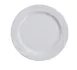 Yanco MM-6 - 6-1/4" Round Embossed Rim Porcelain Plate Bone White, Dishwasher Safe - Dozen 1 image