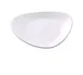 Yanco MO-106 - Moderne Triangular Plate, 6" x 4-1/2" White Matte Melamine, Dishwasher Safe - Dozen 1 image
