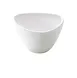 Yanco MO-304 Triangular Bowl, 8oz (1/4 Qt) White Matte Melamine, 4" L x 3" W x 2-1/4" H - Dozen 1 image