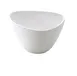 Yanco MO-306 - 16 Oz Triangular White Melamine Bowl, 5-1/2" L x 4" W x 3" H - Dozen 1 image