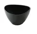 Yanco MO-306BK - 16 Oz Triangular Bowl, 5½" L×4" W×3" H, Black Melamine, Dishwasher Safe - Dozen 1 image