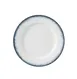 Yanco MR-109 - 9 1/4" China Plate, White & Blue, Dishwasher/Microwave Safe, 7/8" Height - Dozen 1 image