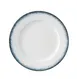 Yanco MR-111 Round China Plate, 11 1/4" Dia x 7/8" H, White And Blue, Dishwasher Safe - Dozen 1 image