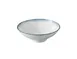 Yanco MR-507 - 23.5 oz China Bowl, 7 5/8" Dia x 2 5/8" H, White & Blue, Dishwasher Safe - Dozen 1 image