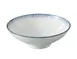 Yanco MR-509 - 50 oz Round China Bowl, 9¾" Dia x 3⅛" H, White & Blue, Dishwasher Safe - Dozen 1 image