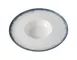 Yanco MR-611 - Plate, 9 Oz., 11 1/2" Dia x 2" H, White & Blue China, Dishwasher Safe - Dozen 1 image