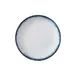 Yanco MR-706 Round Plate, 6 1/4" Dia x 3/4" H, White/Blue China, Microwave Safe, Coupe Rim - Dozen 1 image
