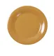 Yanco MS-012YL - 12" Yellow Round Melamine Plate, Wide Rim, NSF, Dishwasher Safe - Dozen 1 image