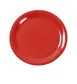 Yanco MS-107RD Plate, 7½" Round Narrow Rim, Melamine Red, Dishwasher Safe, NSF Heavy Duty - Dozen 1 image