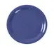 Yanco MS-109BU Plate, 9" Round Narrow Rim, Melamine, Blue, Dishwasher Safe - Dozen 1 image