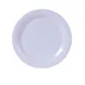 Yanco MS-109WT - 9" Round White Melamine Plate, Narrow Rim, Dishwasher Safe, NSF Heavy‑Duty - Dozen 1 image