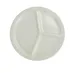Yanco MS-710IV 10" 3‑Compartment Plate, Heavy‑Duty Melamine, Ivory, NSF, Dishwasher Safe - Dozen 1 image