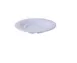 Yanco MS-9303WT - 5½" White Melamine Saucer, Heavy Duty, Dishwasher Safe - Dozen 1 image