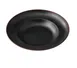 Yanco NA-810BK Pasta Bowl, 10"-3/4", 12 Oz, Black/Brown Melamine, Dishwasher Safe - Dozen 1 image