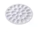 Yanco NC-1014 Egg Holder, 12‑1/2" Dia x 3/5" H, Holds 25 Eggs, White Melamine - Dozen 1 image
