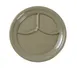 Yanco NC-510S - 9.5" 3‑Compartment Melamine Plate, Sand, Heavy‑Duty, Dishwasher Safe - Dozen 1 image