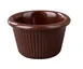 Yanco NC-531C Ramekin, 3‑Oz, 3‑1/4" Diameter, Heavy Melamine, Brown Chocolate - Dozen 1 image