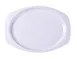Yanco NS-209W - 9-1/2" x 6-3/4" Melamine Platter, White, Dishwasher Safe, NSF - Dozen 1 image