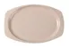 Yanco NS-212T - 12.5" x 9" Oblong Melamine Platter, Tan, Heavyweight, Dishwasher Safe, NSF - Dozen 1 image