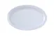 Yanco NS-510W Nessico Oval Platter, 9-3/4" L x 6-3/4" W, White Melamine, Dishwasher Safe - Dozen 1 image