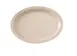 Yanco NS-513T Nessico Oval Platter, 13" x 8½" Tan Melamine, Dishwasher Safe, NSF - Dozen 1 image