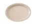 Yanco NS-515T - 13-1/4" L x 9-1/2" W Oval Melamine Platter, Tan, Dishwasher Safe, NSF - Dozen 1 image